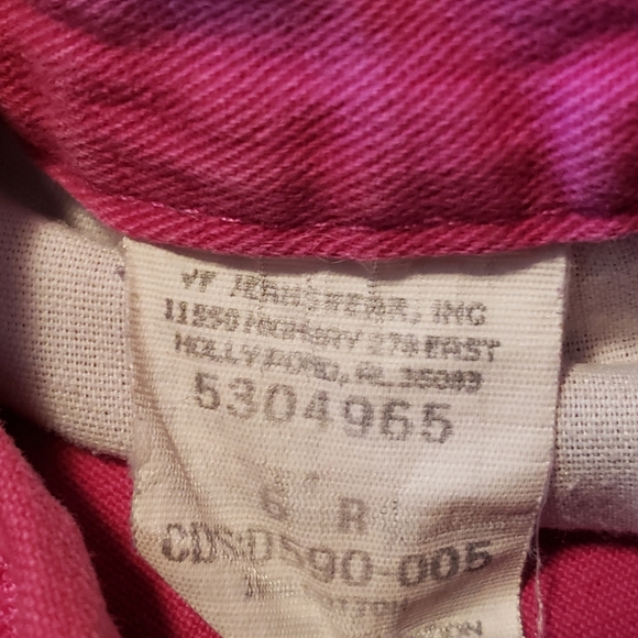 Vtg Girl's Jeanswear Jeans W/Flowers Embroidered - Picture 3 of 8